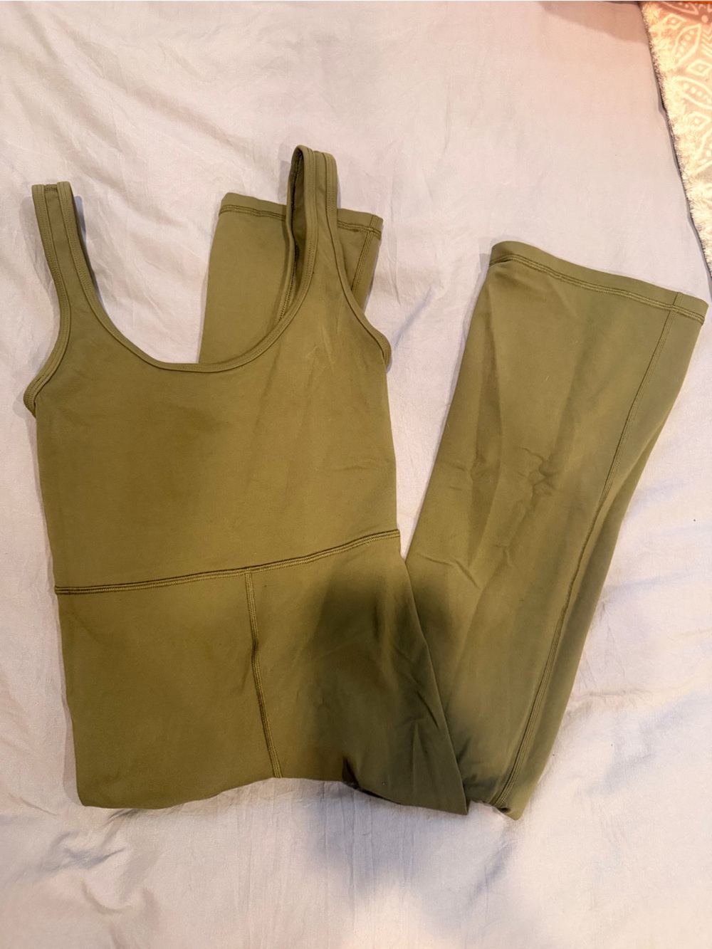 Wilfred Olive Jumpsuit Romper Tank-Style